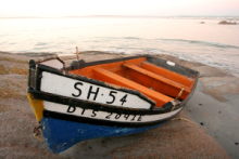 Fishing boats at Paternoster