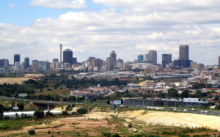 View of Johannesburg from Soweto