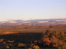 Little Karoo and Outeniqua Mountain range near Oudtshoorn
